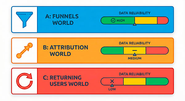 Three cookieless worlds